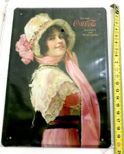 PLAQUE TOLE PUBLICITAIRE COCA
