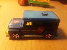 CAMION Bank Security 7003 Bleu Ech 1/57 MAJORETTE VOITURE MINIATURE JOUET TOY