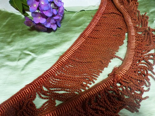 Lot de franges soie - =1m,30,