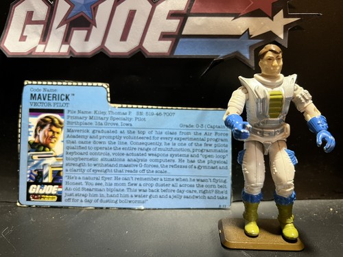 1987 hasbro joe maverick v1 - 1987, gi