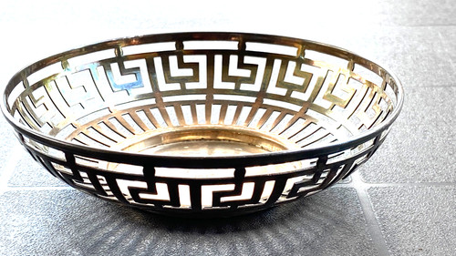 Ancienne coupe metal argente - ancienne,