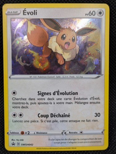 Carte pokemon evoli français - pokemon,