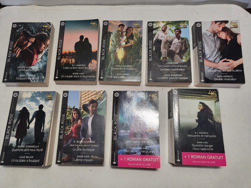 Lot romans 9 livres - 9,