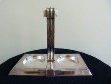 Support de salière/poivrier Gallia métal argenté  Art Déco 1930