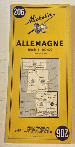 Carte michelin 206 - michelin,