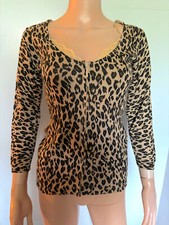 JACQUELINE RIU petit cardigan léopard taille s ou 36