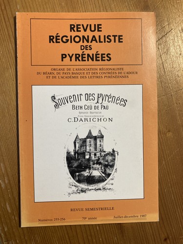 Revue régionaliste pyrénées - revue,