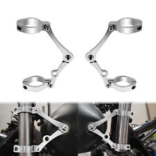 Chrome 39mm-41mm phare support