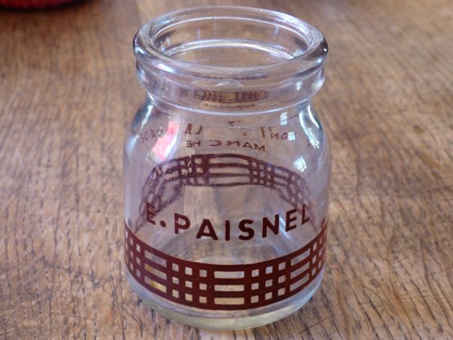 Pot yaourt ancien verre - yaourt, en