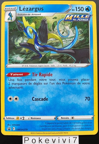 Carte pokemon lezargus swsh279 - pokemon,