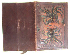 Protège livre en peau cuir