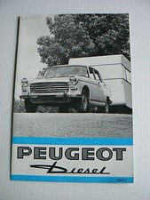 prospectus dépliant  PEUGEOT