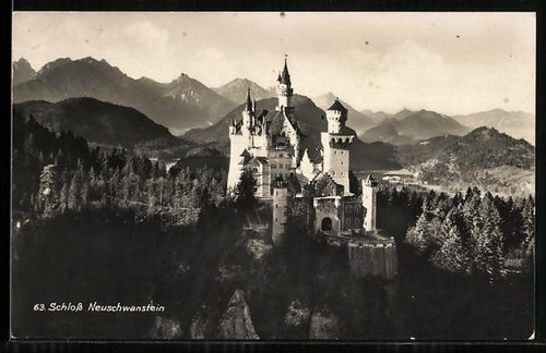 Carte postale château - , de