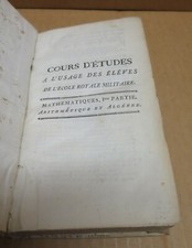 CHOMPRE Nouveaux Eléments d'Arithmétique d'Algèbre et de Géométrie 1785