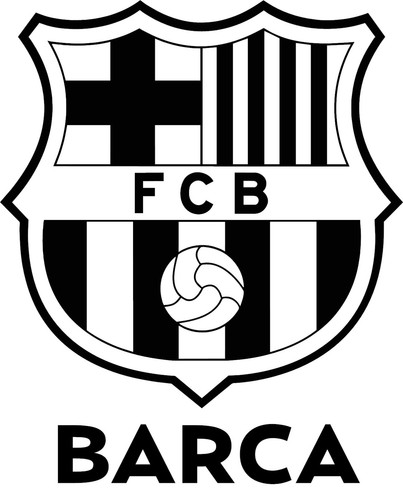 Autocollant stickers barca - autocollant,