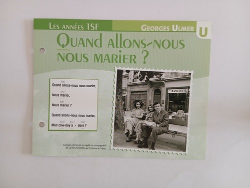 Carte fiche georges ulmer - fiche,