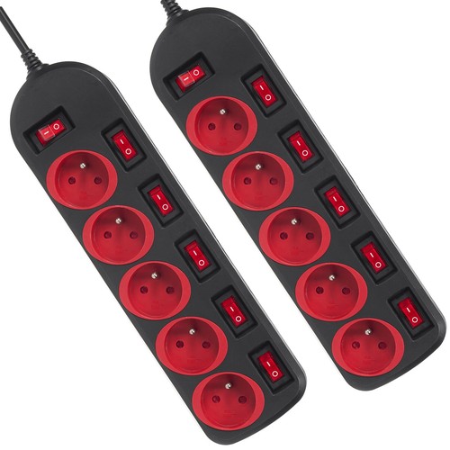 Bloc multiprise prises - 2x,