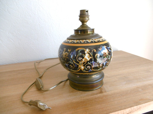 Pied lampe faience - de,