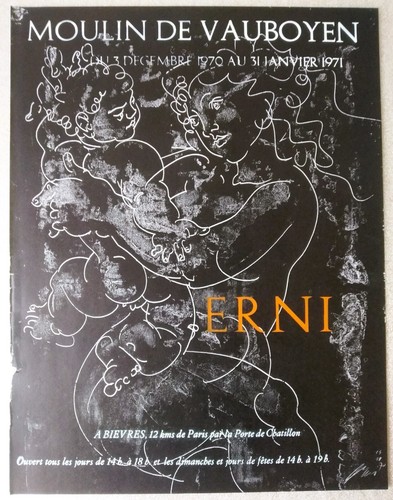 Hans erni affiche originale - affiche,