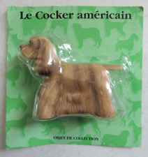 Figurine en résine Objet de collection Cocker américain Mon chien mon ami Atlas