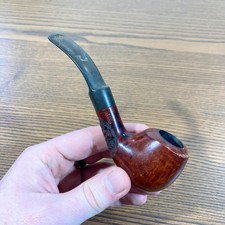 Pipe ancienne française en bruyère rustiquée – Circa 1950 – Foyer lisse