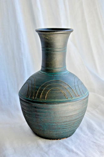 Vase terre cuite couleur - en,
