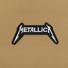 Metallica embroidered iron - metallica, iron-on