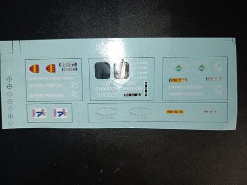 Decals decalcomanie sapeurs - decalcomanie,
