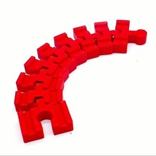 Rouge Flexible Piste pour Brio