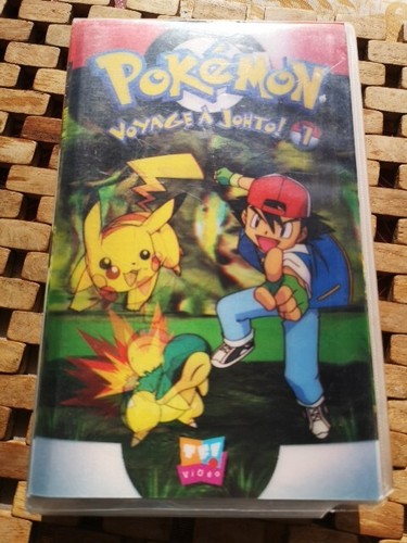 Voyage johto pokémon vhs - johto,