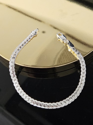 Bracelet serpent boa argent - bracelet,