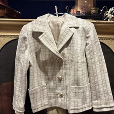 Ancienne Veste Blazer En Tissu