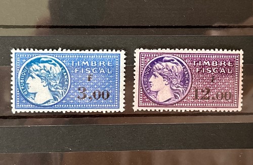 France timbres fiscaux type - -,