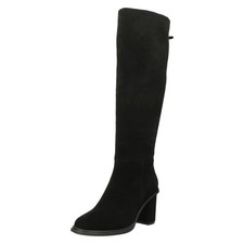 Bottes hautes cuir suédé - en,