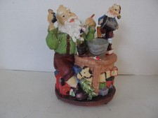 MUSICAL OIL PAINTER SANTA
