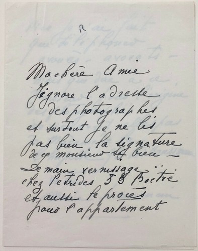 Marie laurencin lettre - marie,