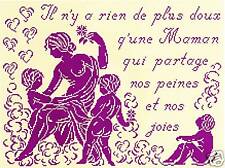 GRILLE POINT de CROIX - MOMENTS PARTAGES - réf : 8002