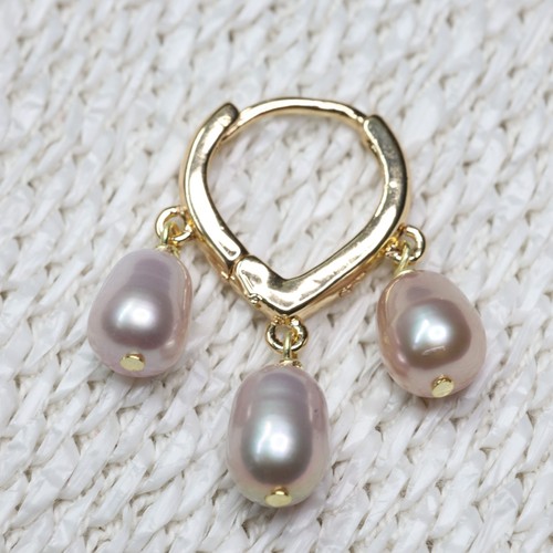 Boucle oreille en - 1, perles