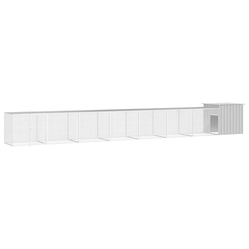 Cage pour poules - , gris