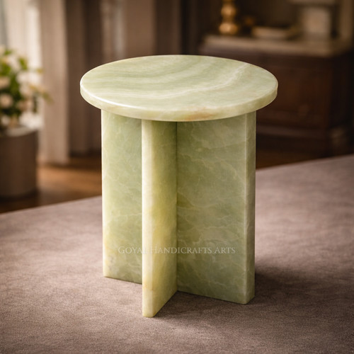 Green onyx round - green,