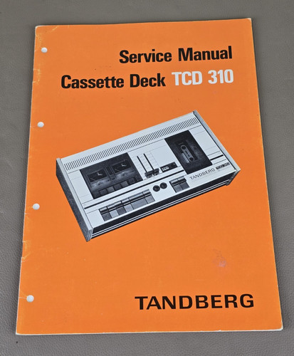 Tandberg cassette deck tcd - cassette, 310