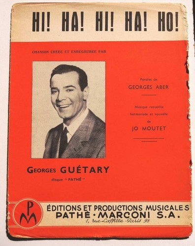 Partition vintage sheet - , music