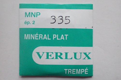 Verre minéral trempé plat
