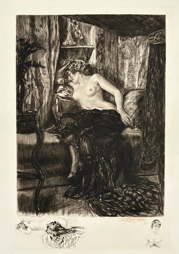 Arabesques intimes gravure - arabesques,