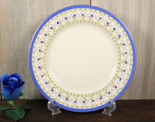 Grande Assiette à Diner en Porcelaine Haviland Limoges Modèle Val de Loire Bleu