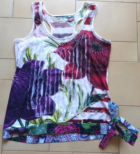 Débardeur desigual patchwork - débardeur,