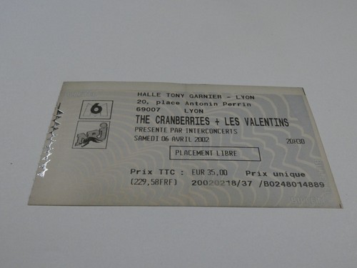 Ticket billet concert the - concert,