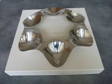 ALESSI Plat apéritif Inox 6 compartiments Arts table Design Tom Kovac Nestlé TBE