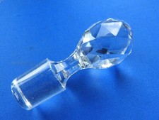 BOUCHON DE CARAFE ANCIEN EN CRISTAL BACCARAT St LOUIS TAILLÉ  N° 8 BOUTEILLE