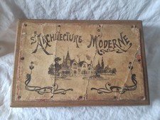 Ancien Jeu De Construction Architecture Moderne En Bois Massif Marque NB France